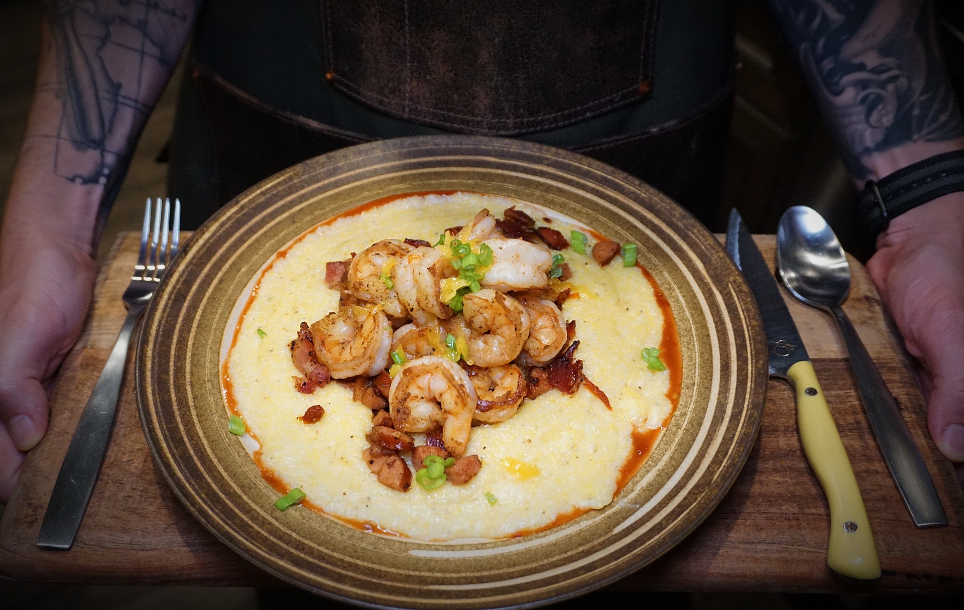 Shrimp & Grits Wayfinder's Galley