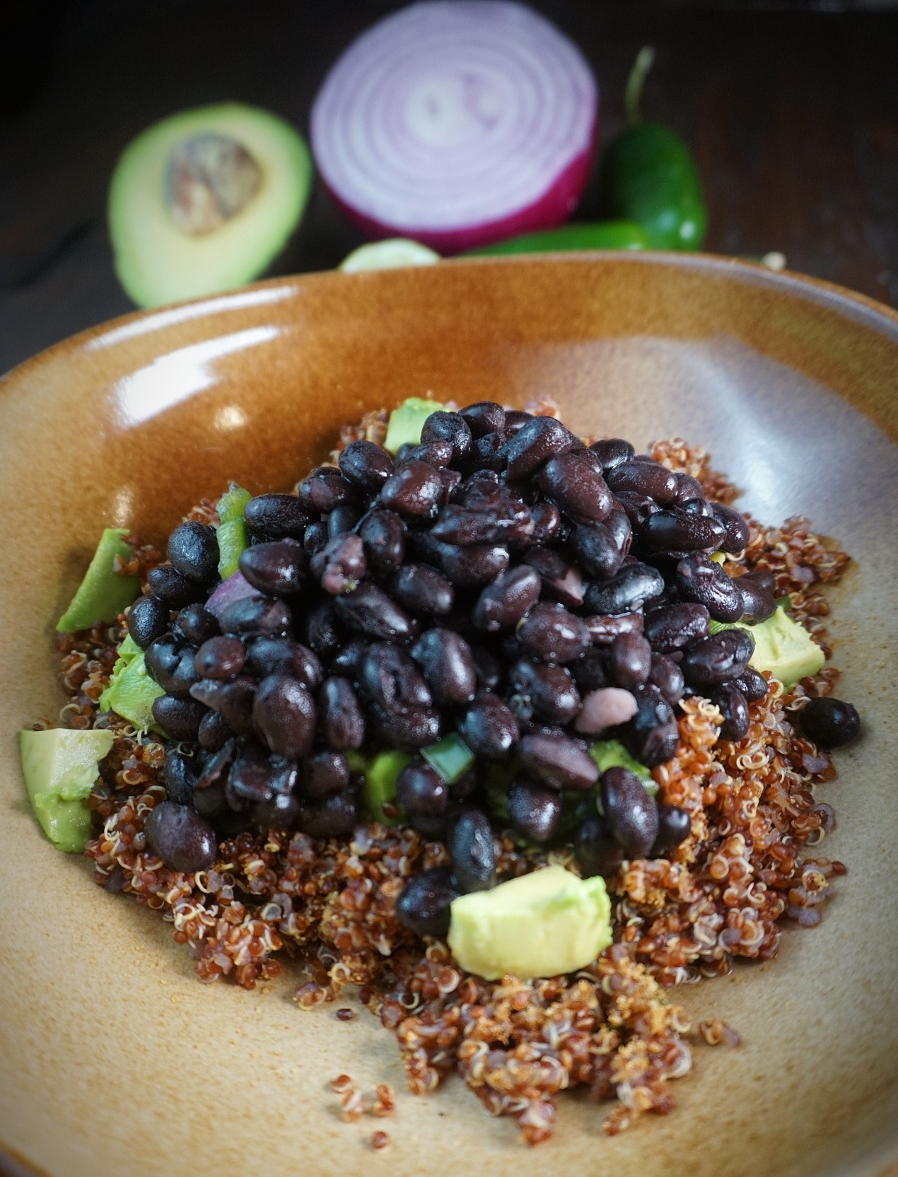 Quinoa and Black Bean Bowl Wayfinder's Galley